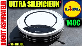 LIDL aspirateur robot SILVERCREST SSR 3000 A1 Ultra silencieux  selon LIDL [upl. by Ianej]