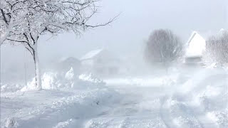 SONIDO DE TORMENTA DE NIEVE PARA DORMIR  BLIZZARD SOUND TO SLEEP ❄️🎧💤❄️🎧💤 [upl. by Ellocin382]