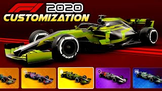 F1 2020 Game How to Unlock More Liveries amp Customization Podium Pass Series 1 Overlook [upl. by Ikoek]