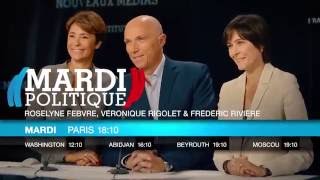 Mardi politique  présenté par Roselyne FEBVRE Véronique RIGOLET et Frédéric RIVIERE [upl. by Child582]