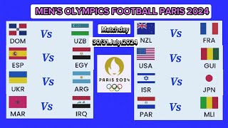 Mens Olympics Football Tournament Paris 2024  Argentina Vs Ukraine [upl. by Urban207]