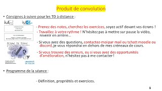 Le produit de convolution de deux fonctions continues par morceaux [upl. by Ayor]