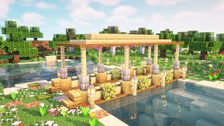 🏡 CÓMO CONSTRUIR UNA PUENTE EN MINECRAFT  Tutorial [upl. by Gine210]