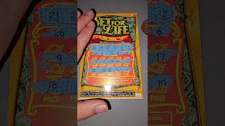 Double Up WINNER Set For Life NYC NY Lottery Scratch Off Tickets [upl. by Suoivatram]