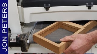 Making Picture Frames from old Cherry wood flooring [upl. by Herriott]