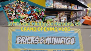 Bricks and Minifigs Herndon VA Grand Opening Vlog Haul  Review [upl. by Gilud]