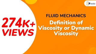 Definition of Viscosity or Dynamic Viscosity  Properties of Fluid  Fluid Mechanics 1 [upl. by Alexio904]