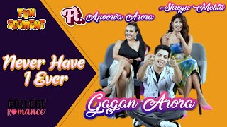 College Romance Cast Fun Segment  Apoorva Arora Gagan Arora Shreya Mehta  Exclusive  FilmiBeat [upl. by Charline]