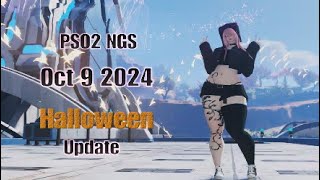 PSO2 NGS Oct 9 2024 Halloween Update Its here🎃 [upl. by Omoj319]