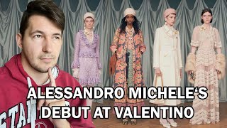 Alessandro Micheles debut collection for Valentino [upl. by Corabelle]