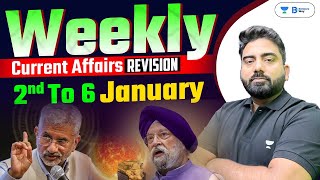 Weekly Current Affairs Revision  2nd  6th Jan 2024  Abhijeet Mishra Sir [upl. by Jena]