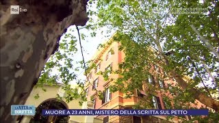 Parioli 23enne morto e il mistero della scritta sul petto  La vita in diretta 03052018 [upl. by Cunningham]