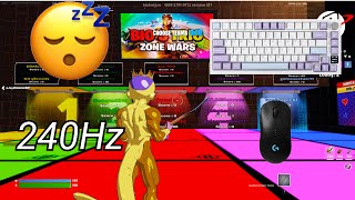 EPOMAKER Ajazz AK820 Pro amp 240fps ASMR😴 Bios Trio Zonewars▶️Creamy Keyboard Fortnite Chill🤩💤 [upl. by Judus]