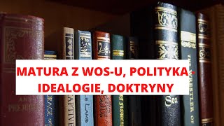 Polityka  ideologie doktryny partie polityczne  przygotowanie do matury z wosu [upl. by Maiga600]