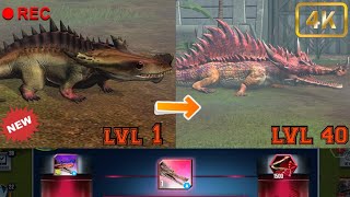 evolving DIPLOTATOR to DIPLOSUCHUS and leveling up to the max with gameplay Jw the game nitinpeter [upl. by Neimad]