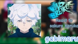 wind breaker • react to • Sakura Haruka 🌸 as • 🌹❤️‍🔥 Gabimaru  ❤️‍🔥🌹  part 12 🥰😘 [upl. by Anailli676]