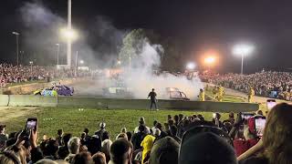 Richmond fair demolition derby heat 1 of 4 cylinder class 2024 [upl. by Draw]