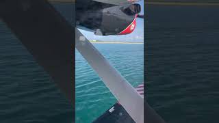 🛩️ Spectacular Maldives Seaplane Takeoff  Aerial Paradise Views 🌴✨ [upl. by Carri557]