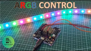 How to Control ARGB WS2812B Led Strip with ESP32 and Arduino IDE  Turtle Learn [upl. by Yrffej]