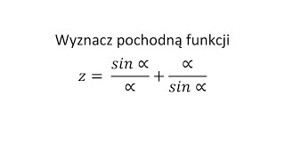 Pochodna funkcji jednej zmiennej cz62 Krysicki Włodarski przykład 6102 Pochodna złożona [upl. by Redleh]