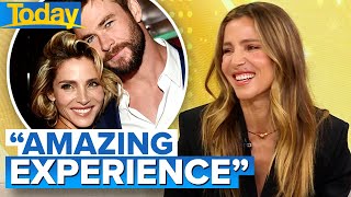 Elsa Pataky on working with husband Chris Hemsworth in new film Interceptor  Today Show Australia [upl. by Lucius]