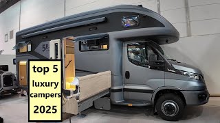 Top 5 luxury campers for 2025 [upl. by Arolf]