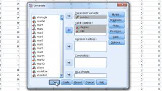 SPSS Tutorial on Factorial ANOVA [upl. by Gentilis]