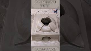 Building a Primitive Technology Wood Stove with Bricks Mud and Pipes  DIY Rustic Cooking Stove [upl. by Gunzburg102]