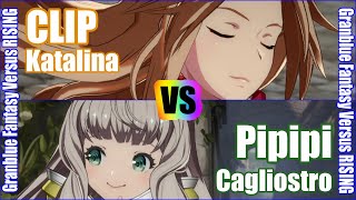 GBVSR 4K Granblue Fantasy Versus Rising Rank match CLIP Katalina vs Pipipi Cagliostro [upl. by Brenk]