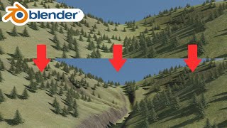 ErosionsSimulator mit Blender Geometry Nodes [upl. by Anayet614]