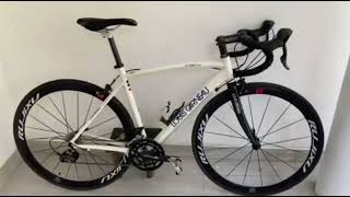 Louis Garneau road bike service and new wheel set 700c 40mm rujixu [upl. by Arinaj418]