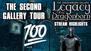 The Second Gallery Tour  Legacy of the Dragonborn SSE [upl. by Coshow]