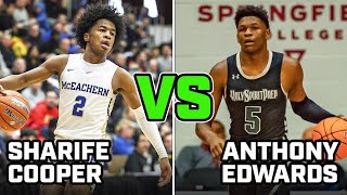 Anthony Edwards BREAKOUT GAME vs Sharife Cooper CRAZY ATMOSPHERE [upl. by Helbonia]