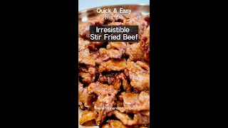 Irresistible stir fried beef1Irresistible StirFried Beef Quick and Flavorful Recipe with BBQ Sauce [upl. by Merry683]