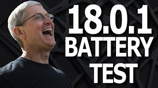 iOS 1801  Battery Life  Battery Drain  Battery Performance Test [upl. by Myrah456]