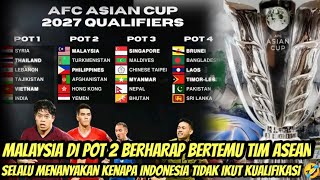 Komentar Fans Malaysia Usai Malaysia di POT 2 Kualifikasi Piala Asia 2027  Indonesia dimane [upl. by Enrak]