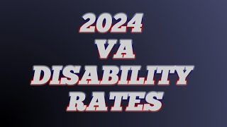 VA Disability Pay Chart 2024 Rates 2025 Updated Link In Description [upl. by Sherrod596]