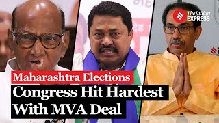 Maharashtra Election 2024 MVA SeatSharing Deal Final Congress Hit Hardest [upl. by Goulder]