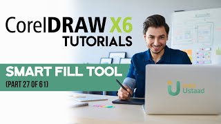 Corel Draw X6 Tutorials in UrduHindi part 27 smart fill tool [upl. by Linder952]