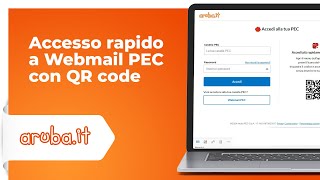 Accesso rapido a Webmail PEC con QR code [upl. by Cathyleen]