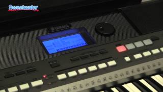 Yamaha PSRE443 Keyboard Demo  Sweetwater at Winter NAMM 2014 [upl. by Adierf385]