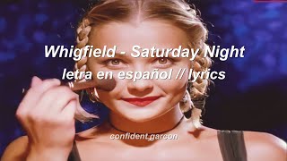 Whigfield  Saturday Night letra en español  lyrics [upl. by Razaele817]