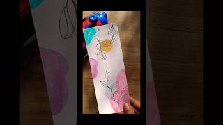 Boho painting with brush pen art bohoart bohocraft youtubeshorts shortsfeed [upl. by Egni]