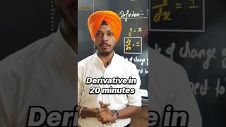 Derivative in 20 minutes Revision M1 maths derivatives k2institute [upl. by Odnalro]