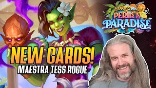 Hearthstone New Cards Maestra Tess Rogue [upl. by Cecilius482]