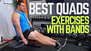 Quad Power Top 3 Resistance Band Exercises for Stronger Legs [upl. by Jahn]