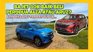 SEMBANG STERING  BAIK BELI PERODUA ARUZ ATAU PERODUA ALZA  BAJET 80K [upl. by Genie703]