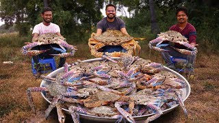 King Size Crab Curry  Crab Masala Recipe  Crabs Gravy Recipe Grandpa Kitchen [upl. by Fine]