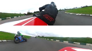 Honda CBR600 F2 trackday Mondello Park final session 180324 intadv group 203 [upl. by Hameean]