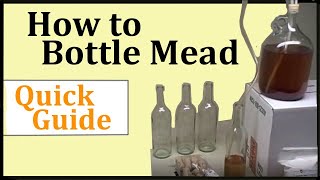 How to Bottle Mead  Quick Guide [upl. by Ahsekat382]